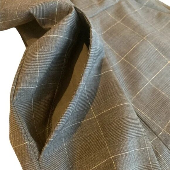 Banana Republic Windowpane Wide Leg Jumpsuit - Picture 12 of 12